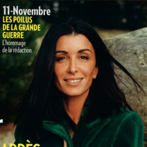 Jenifer en couverture de Paris Match, en kiosques le 8 novembre 2018.