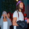 Joakim Noah et sa nouvelle compagne Lais Ribeiro quittent l'afterparty de Victoria's Secret à New York le 8 novembre 2018.