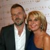 Eric Naulleau et sa femme Veronika à la soiree d'inauguration de l'hotel Sofitel Paris Arc de Triomphe au 14 Rue Beaujon a Paris le 18 septembre 2013.