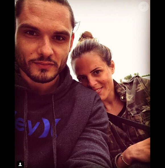 Laure et Florent Manaudou posent sur Instagram le 1er mai 2018.