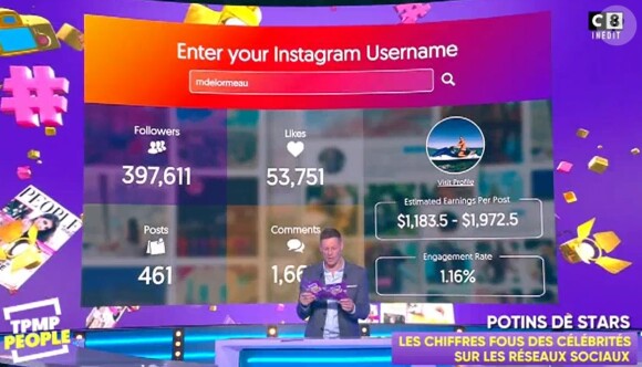 Matthieu Delormeau - "TPMP People", vendredi 9 novembre 2018, C8