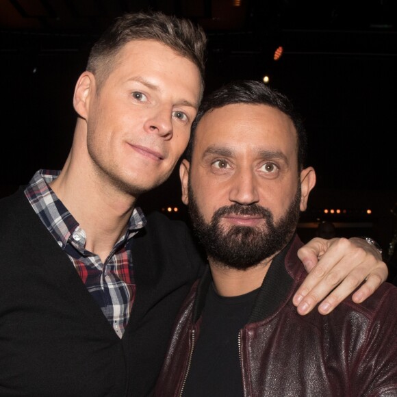 Exclusif - Matthieu Delormeau, Cyril Hanouna - Soirée d'anniversaire des 30 ans de TV Magazine au Pavillon des Champs-Elysées à Paris le 17 octobre 2017. © Tiziano Da Silva/Bestimage