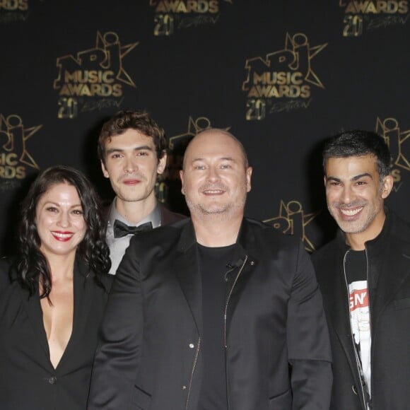 Sébastien Cauet et toute l'équipe de NRJ, Guillaume Bordas, Stéphanie Dunand, Michael Simeoni, Jean-François Legrand - 20ème cérémonie des NRJ Music Awards au Palais des Festivals à Cannes. Le 10 novembre 2018 © Christophe Aubert via Bestimage