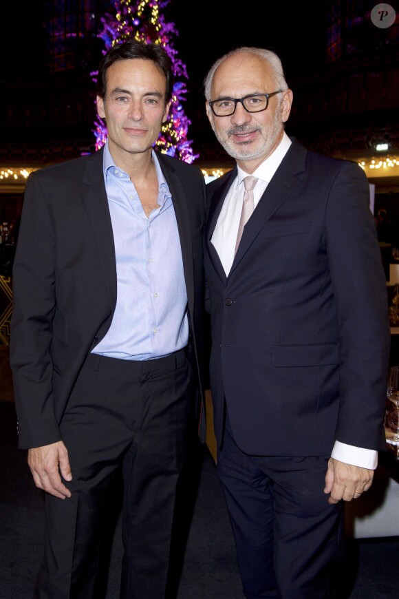 Exclusif  - Anthony Delon et Paolo De Cesare (Président-directeur général de Printemps) - 6ème édition du gala caritatif au profit de RoseUp Association sous la coupole du Printemps Haussmann à Paris le 12 novembre 2018. © Julio Piatti/Bestimage