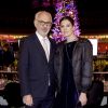 Exclusif - Paolo De Cesare (Président-directeur général de Printemps) et Marie-Agnès Gillot - 6ème édition du gala caritatif au profit de RoseUp Association sous la coupole du Printemps Haussmann à Paris le 12 novembre 2018. © Julio Piatti/Bestimage