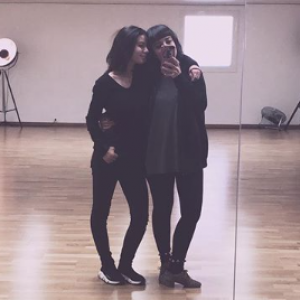 Alizée et sa fille Annily complices à Ajaccio le 14 novembre 2018.