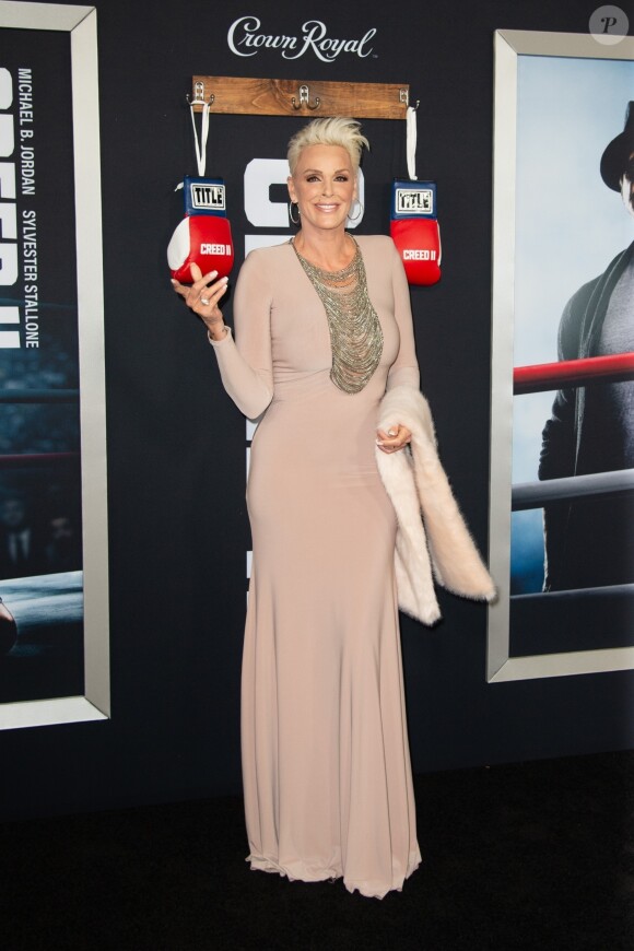 Brigitte Nielsen assiste à l'avant-première de "Creed 2" au AMC Loews Lincoln Square à New York, le 14 novembre 2018.