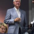 Bill Clinton - People dans les tribunes de l'US Open de tennis à Flushing Meadows le 3 septembre 2018.