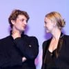 Exclusif - Virginie Efira et Niels Schneider lors de la présentation du film "Un amour impossible" lors de la 33ème edition du festival du film francophone à Namur en Belgique le 29 septembre 2018.