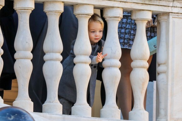 Stefano Casiraghi, fils de Pierre Casiraghi, au palais princier de Monaco le 19 novembre 2018 lors de la prise d'armes dans le cadre des célébrations de la fête Nationale monégasque. © Dominique Jacovides/PRM/Bestimage