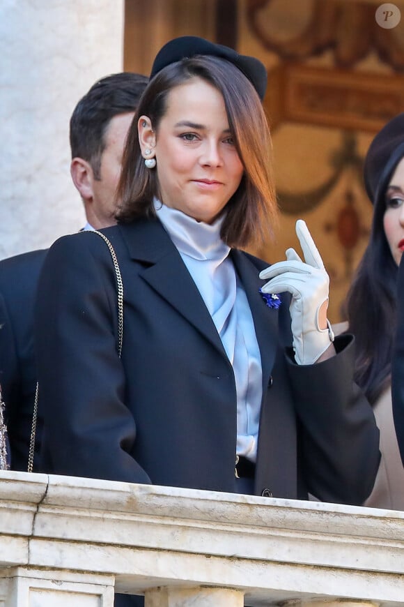 Pauline Ducruet au palais princier de Monaco le 19 novembre 2018 lors de la prise d'armes dans le cadre des célébrations de la fête Nationale monégasque. © Dominique Jacovides/PRM/Bestimage
