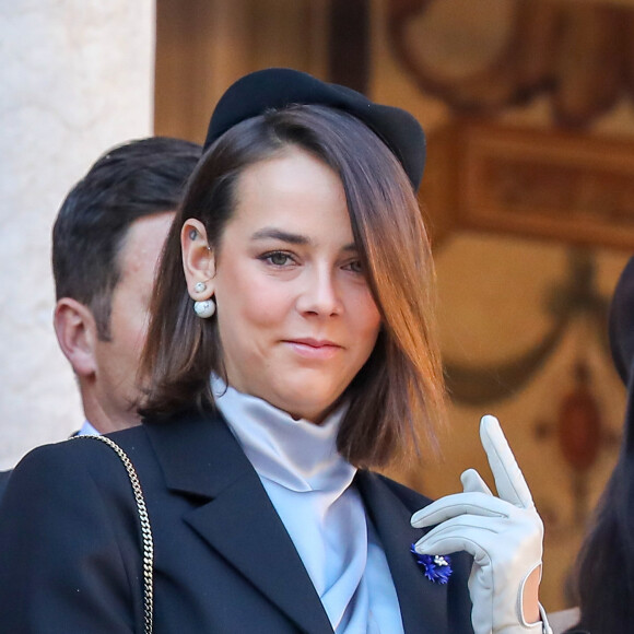 Pauline Ducruet au palais princier de Monaco le 19 novembre 2018 lors de la prise d'armes dans le cadre des célébrations de la fête Nationale monégasque. © Dominique Jacovides/PRM/Bestimage