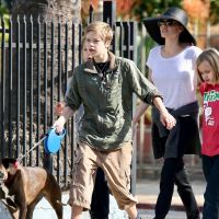 Angelina Jolie : Tout sourire avec Shiloh, Knox, Vivienne... et leur chien !