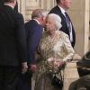 Le prince Charles et la reine Elizabeth II au Royal Albert Hall à Londres le 21 avril 2018 après le concert pour le 92e anniversaire de la reine.