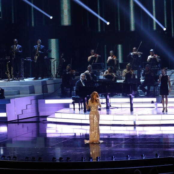 Celine Dion au Ceasars Palace Hotel & Casino à Las Vegas le 27 août 2015