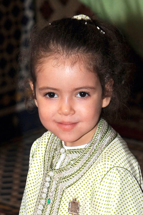 La princesse Lalla Khadija du Maroc lors de son 3e anniversaire le 28 février 2010 à Rabat.
