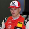 Mick Schumacher en exhibition sur une Mercedes-AMG de course DTM au circuit automobile Nürburgring à Nürburg, Allemagne, le 7 septembre 2018.