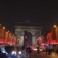 Illumination des Champs-Elysées à l'ocassion des Fêtes de Noël. Paris, le 22 novembre 2018. © Guirec Coadic/Bestimage