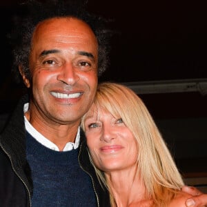 Yannick Noah et sa compagne Isabelle Camus - Soirée de gala des 20 ans de l'association "Fête le Mur" de Yannick Noah au Chalet des Iles à Paris le 9 novembre 2016. © Coadic Guirec/Bestimage