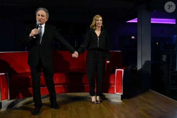 Exclusif - Michel Drucker et sa nièce Lea Drucker participent au Gala au profit de l'association Princesse Margot au Chalet du Lac à Paris, France, le 25 Novembre 2018.