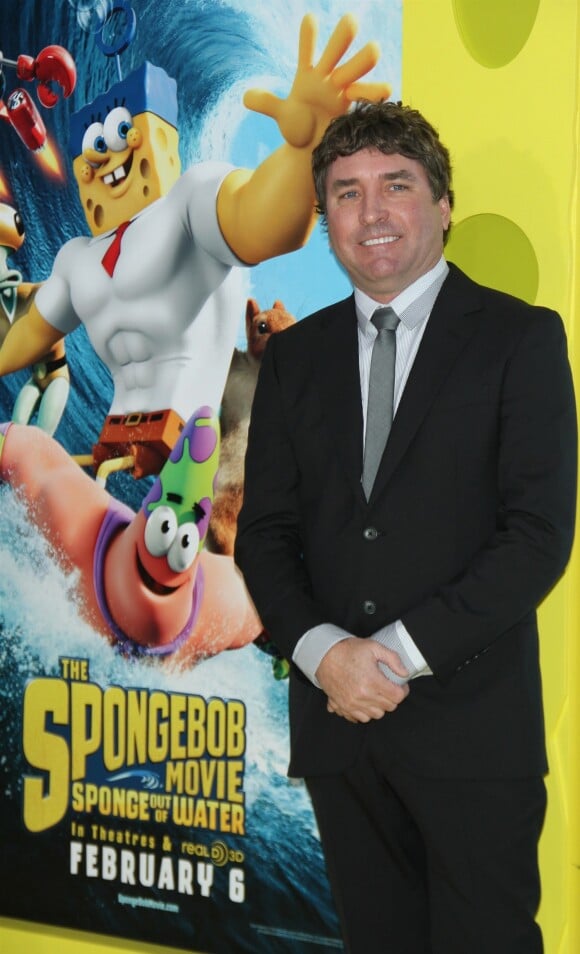 Stephen Hillenburg à la première de "Sponge Out Of Water" au Lincoln Square Theater à New York, le 31 janvier 2015.