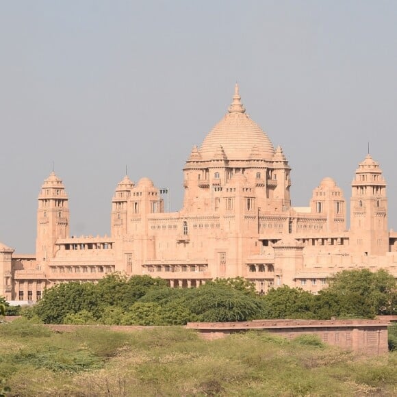 L'Umaid Bhawan Palace où vont se marier Priyanka Chopra et Nick Jonas le 1er décembre 2018 à Jodhpur le 28 novembre 2018.