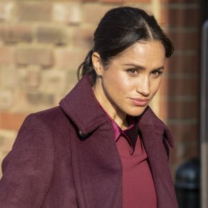 La duchesse de Sussex, Meghan Markle, enceinte, rend visite à la Hubb Community Kitchen à Londres le 21 novembre 2018.