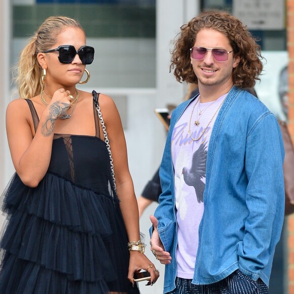 Exclusif - Rita Ora et Andrew Watt dans les rues de New York, le 21 aout 2018.