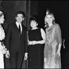 Catherine Deneuve, Jacques Demy, la chanteuse Régine et Françoise Dorleac au New Jimmy's en 1967.