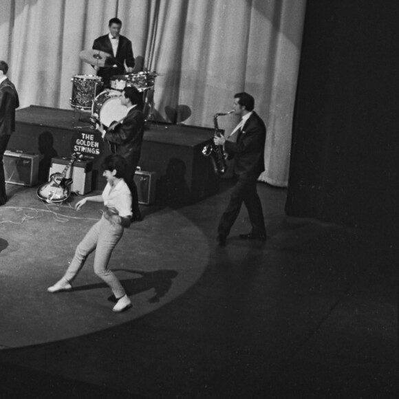 Johnny Hallyday à l'Oympia en 1961.
