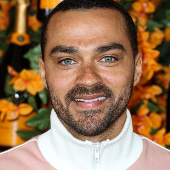 Jesse Williams au photocall de la 9ème édition du "Veuve Clicquot Polo Classic" au Will Roger State Historic Park à Los Angeles, le 6 octobre 2018.