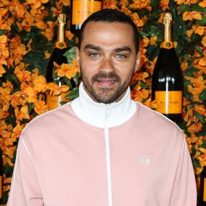 Jesse Williams au photocall de la 9ème édition du "Veuve Clicquot Polo Classic" au Will Roger State Historic Park à Los Angeles, le 6 octobre 2018.