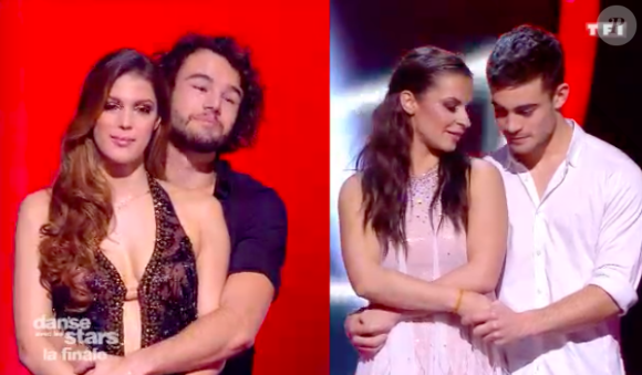 Clément Rémiens grand gagnant de "Danse avec les stars 9" sur TF1, le 1er décembre 2018. Ici face à Iris Mittenaere.