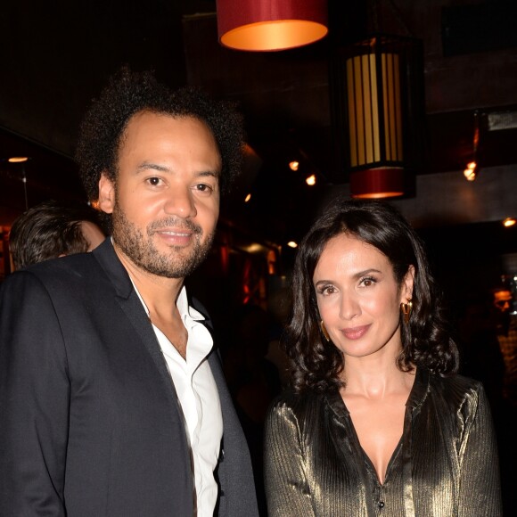 Séparation - Fabrice Eboué est séparé d'Amelle Chahbi - Exclusif - Fabrice Eboué et sa compagne Amelle Chahbi - After du film "Coexister" au Buddah Bar, soirée organisée par Five Eyres Production à Paris le 25 septembre 2017. © Rachid Bellak/Bestimage