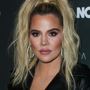 Khloe Kardashian lors du photocall de la soirée Fashion Nova X Cardi B à Hollywood le 14 novembre 2018.