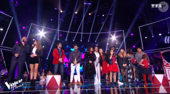 Les finalistes de "The Voice Kids 5", finale, le 7 décembre 2018, TF1
