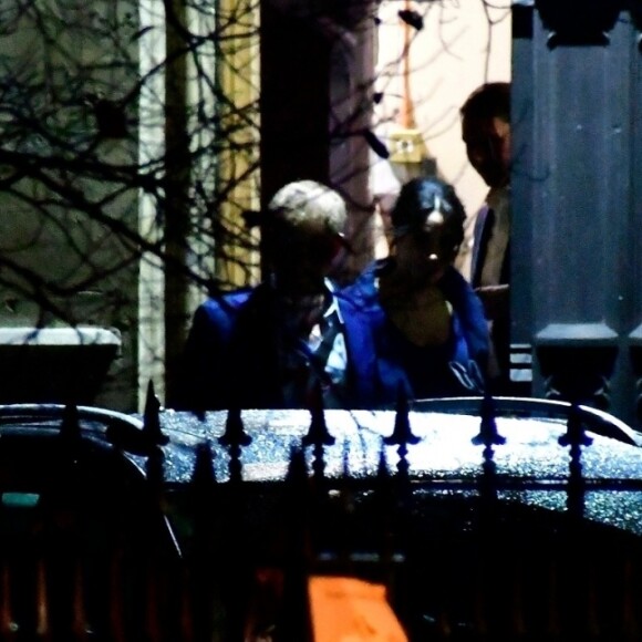 Le prince Harry, duc de Sussex, et Meghan Markle (enceinte), duchesse de Sussex assistent à un hommage à Henry van Straubenzee à l'église St Luke dans le quartier de Chelsea à Londres le 4 décembre 2018.