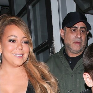 Mariah Carey arrive avec son compagnon Bryan Tanaka au restaurant Gracias Madre à Los Angeles, le 22 septembre 2017.