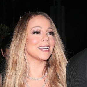 Exclusif - Mariah Carey est allée diner avec son compagnon Bryan Tanaka à Beverly Hills, le 6 juin 2018.