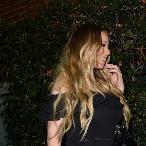 Mariah Carey et son compagnon Bryan Tanaka sont allés diner en amoureux au restaurant Mr. Chow à Beverly Hills, le 1er octobre 2018.
