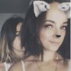 Alizée dévoile pour la première fos le vsiage de sa fille Annily, 12 ans, sur Instagram le 23 juin 2017.