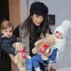 Amal Clooney est de sortie avec ses deux enfants Ella et Alexander à New York le 6 décembre 2018.