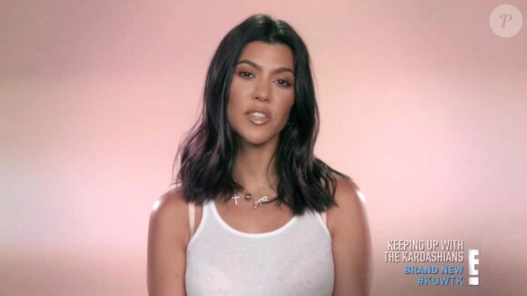 Kourtney Kardashian dans "L'incroyable famille Kardashian" (épisode diffusé en décembre 2018).