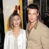 Brad Pitt et Jennifer Aniston en février 2001.