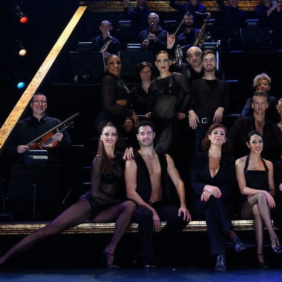 Sofia Essaïdi, Carien Keizer, Jean-Luc Guizonne, Fanny Fourquez - Filage de la comédie musicale "Chicago" au théâtre Mogador à Paris. Le 27 septembre 2018 © Coadic Guirec / Bestimage