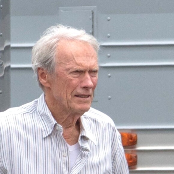 Exclusif - Clint Eastwood sur le tournage du film "The Mule" à Atlanta, le 2 juillet 2018