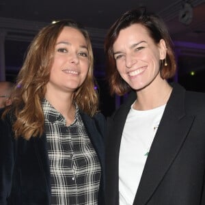 Sandrine Quétier et Fauve Hautot lors de la soirée d'anniversaire des 10 ans de OCS au Pavillon d'Armenonville à Paris, le 13 décembre 2018. © Guirec Coadic/Bestimage