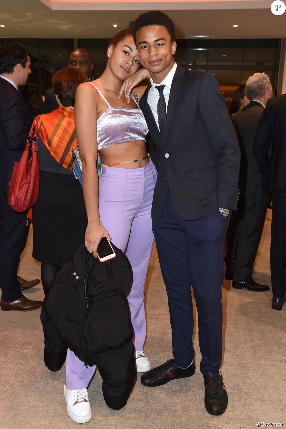 Exclusif - Victoria et son frère Charles-Wesley Dulon au dîner de gala au profit de l ...