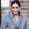 Meghan Markle, duchesse de Sussex, visite le foyer Royal Variety de "Brinsworth House", à Twickenham, Royaume Uni, le 18 décembre 2018.