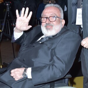 Dominique Farrugia au photocall du dîner de la 43ème cérémonie des César au Fouquet's à Paris, le 2 mars 2018. © Giancarlo Gorassini/Bestimage